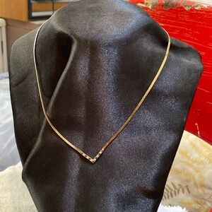 Avon Gold Tone Necklace